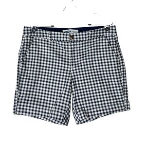 Old Navy Everyday Short Mid-Rise size 12 blue gingham shorts